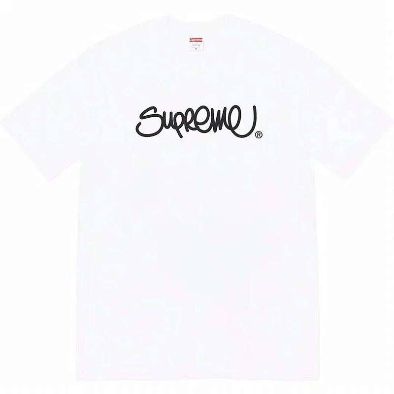 Supreme White Script Logo Tee