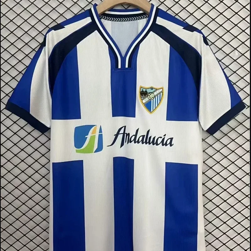 Real Oviedo Blue Checkered Football Jersey