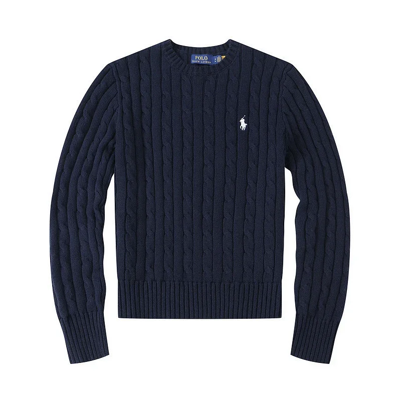 Polo Ralph Lauren  Navy Cable - Knit Crewneck Sweater