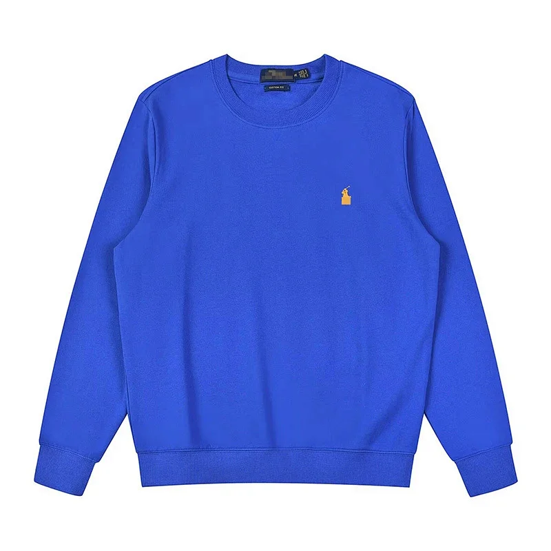 Polo Ralph Lauren  Blue Crew Neck Long Sleeve Sweatshirt with Small Embroidered Logo