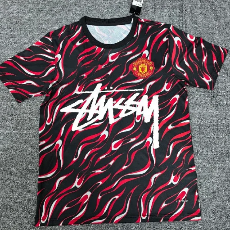 Stussy White Soccer Jersey: Graffiti & Mesh