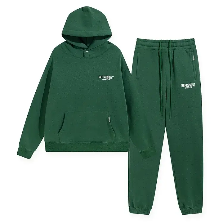 REPRESENT Logo Print Hoodie & Jogger Set