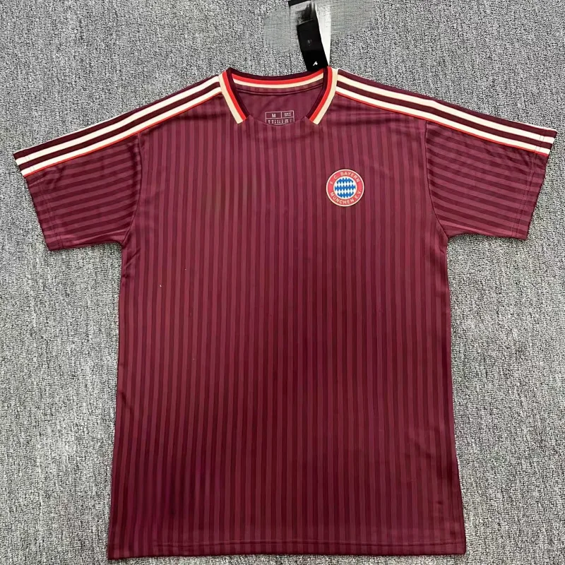 Adidas Navy T-Shirt with White Stripes & Gold Lion Logo