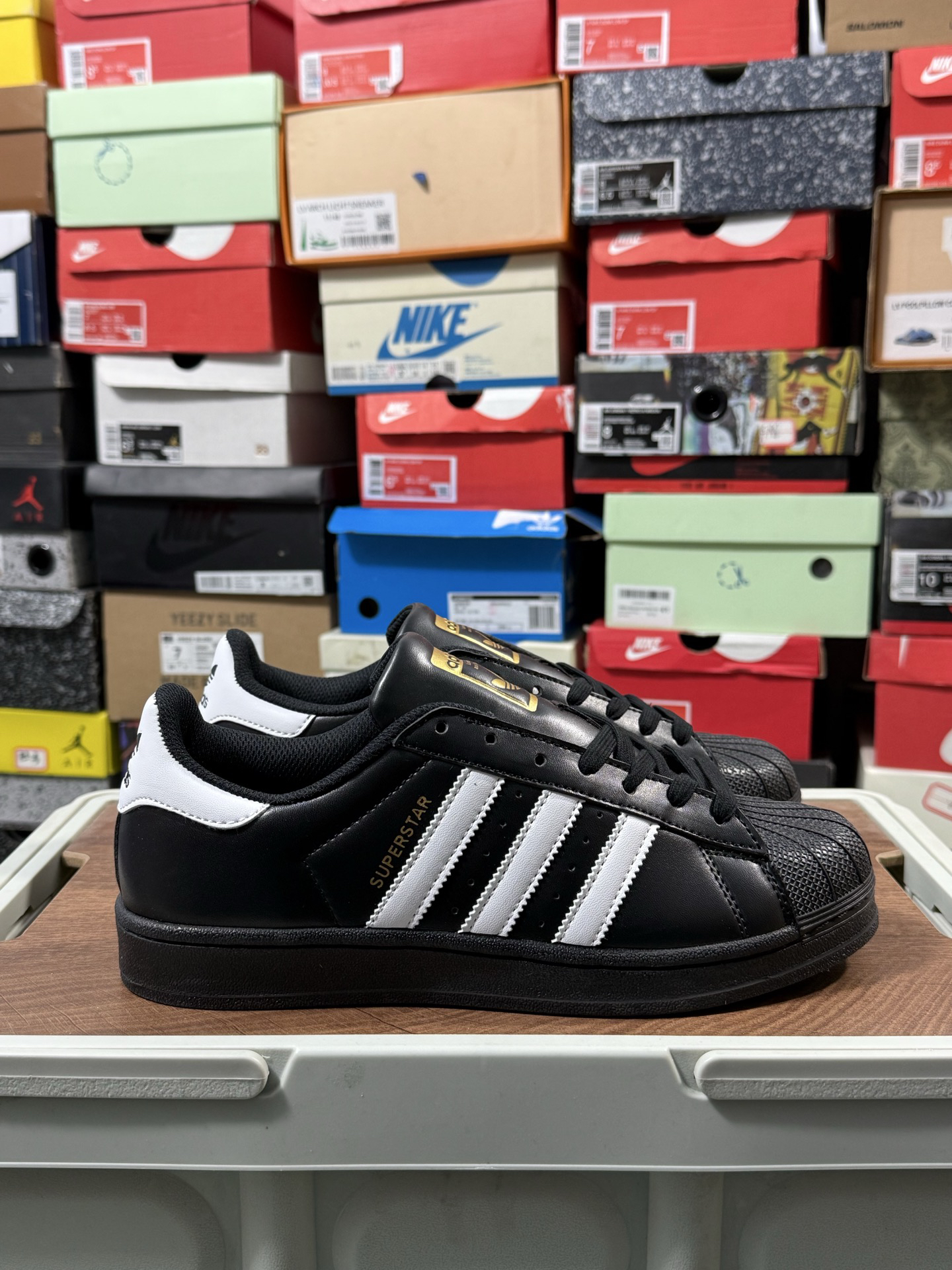 Adidas Superstar Black White Classic Sneakers