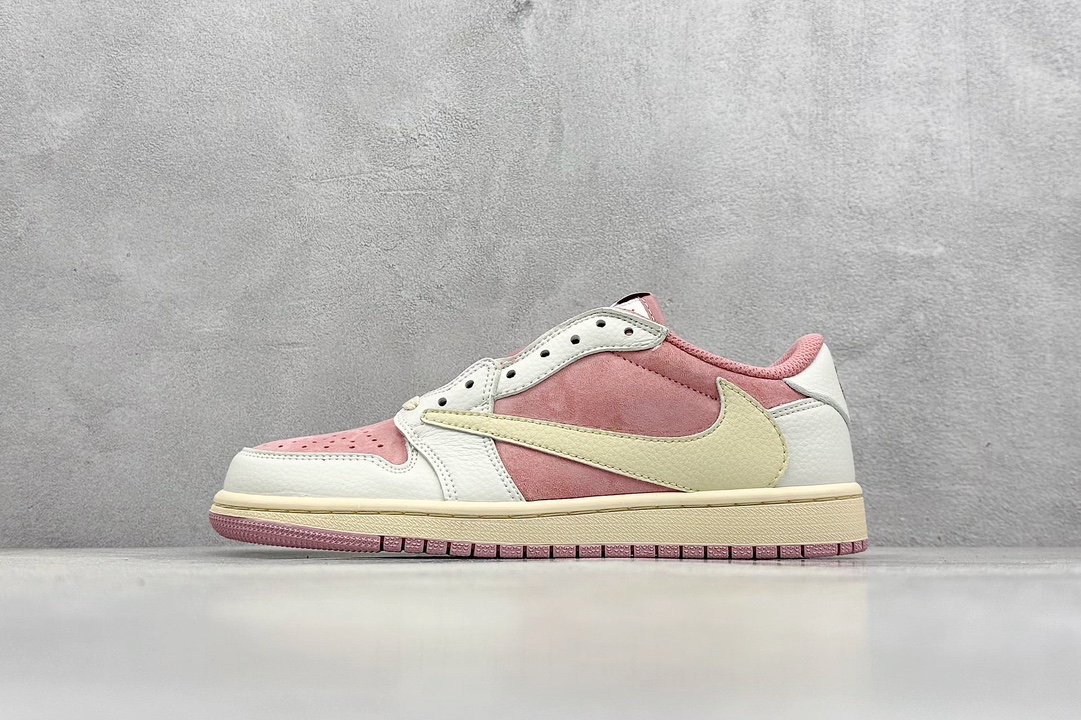 Nike Dunk Low Pink White Cream Sneakers