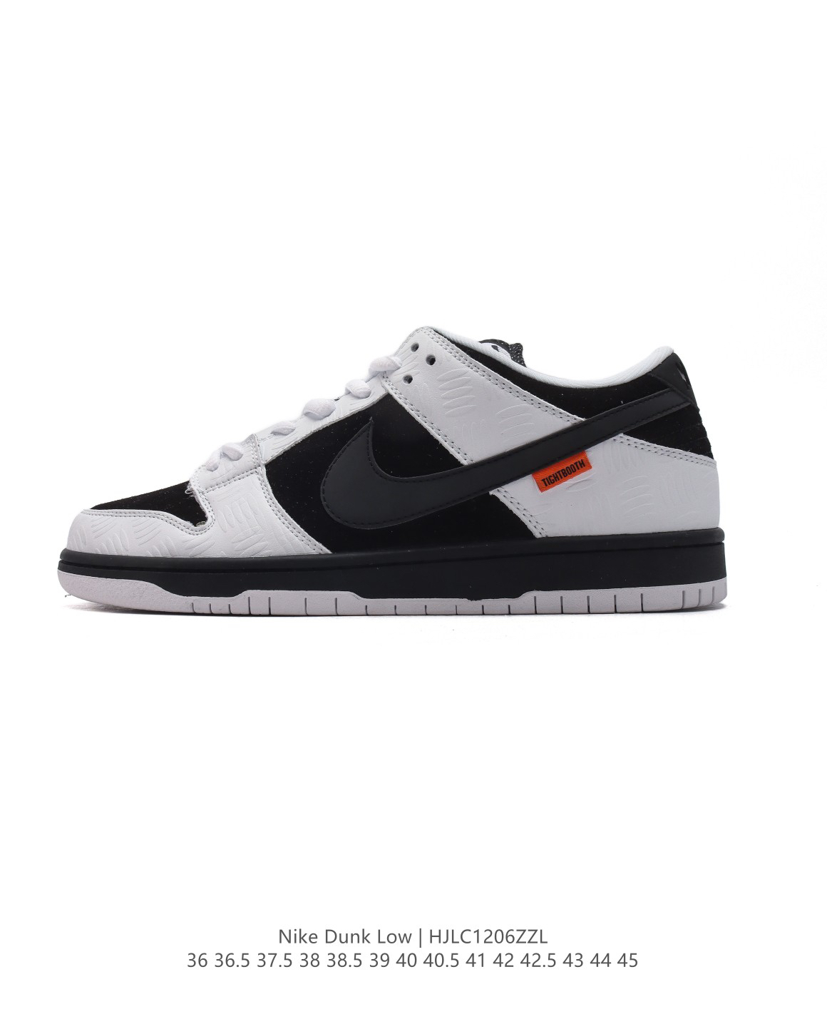 Nike Dunk Low Black White Sneakers