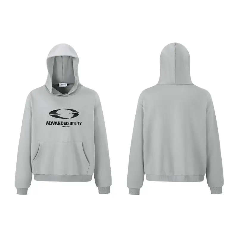 ADVANCED UTILITY Light Gray Hoodie