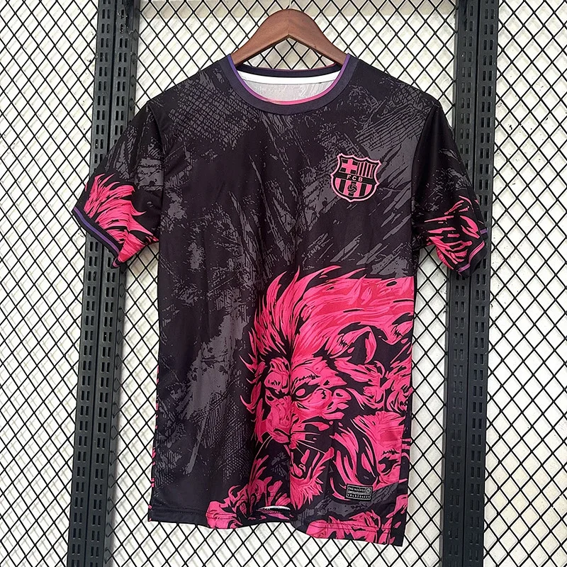 FC Barcelona Cream Pink Blue Floral Star Jersey