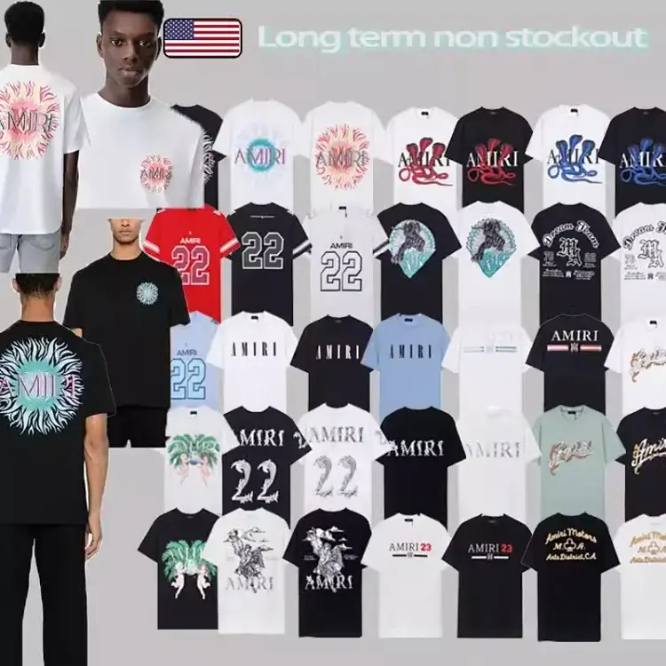 AMIRI Flame Art Print T-Shirts