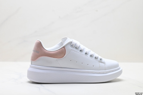 Alexander McQueen Sole Leather Low-Top Thick-Sole Sneakers