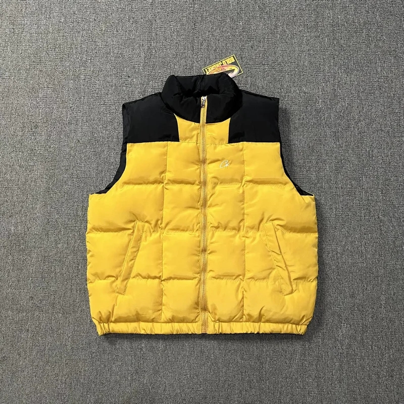 Calvin Klein Yellow & Black Puffer Vest