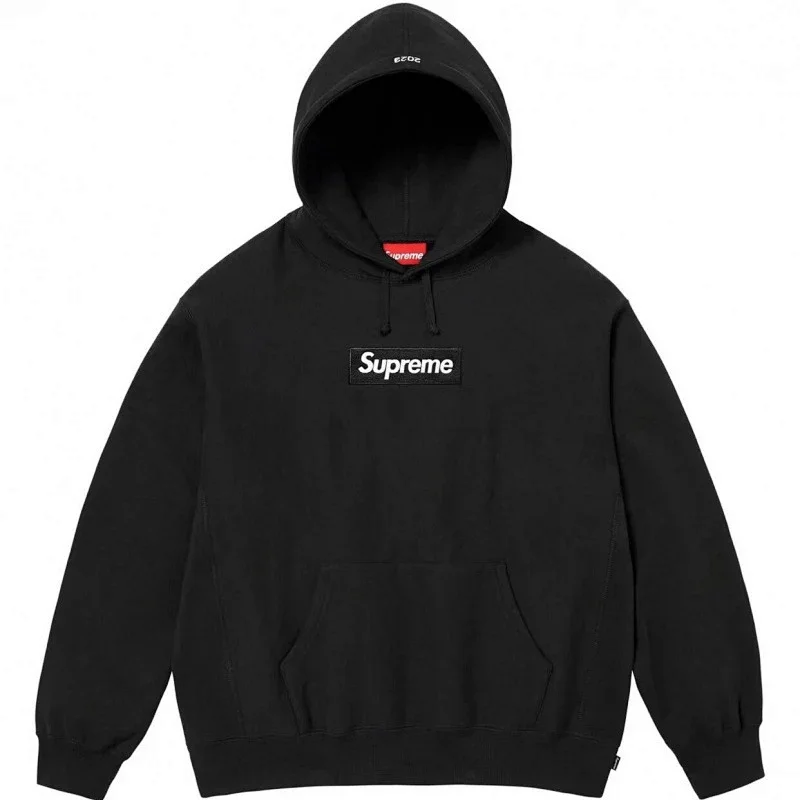 Supreme Black Logo Hoodie