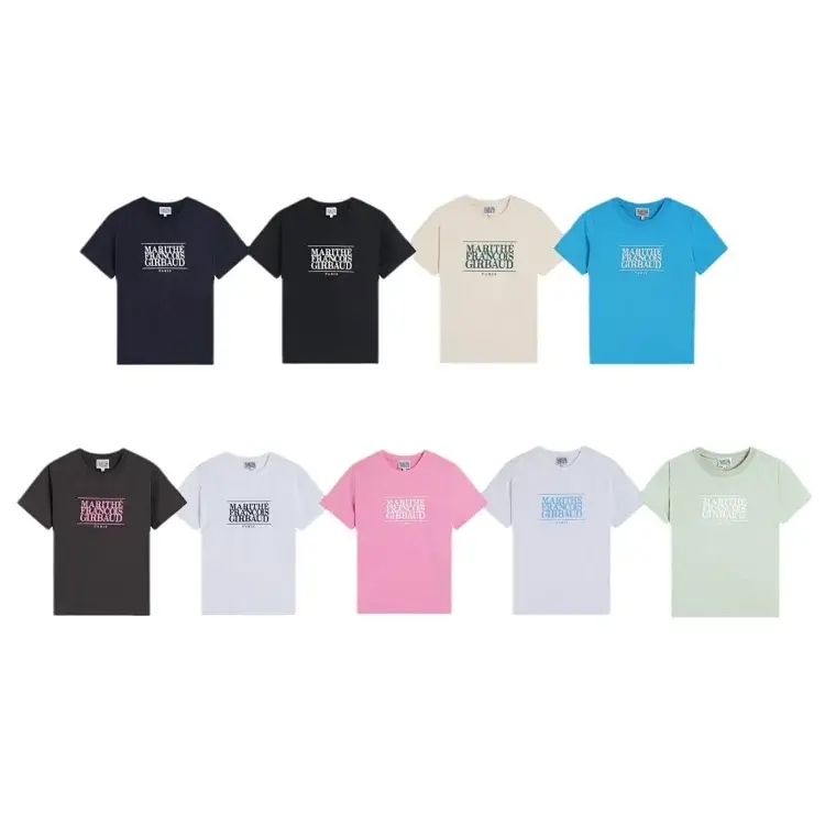 MARTHE GIRBAUD Logo Print Short Sleeve T-Shirt
