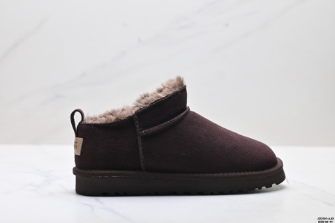 UGG CLASSIC MCRO Suede Low-top Warm Snow Boots