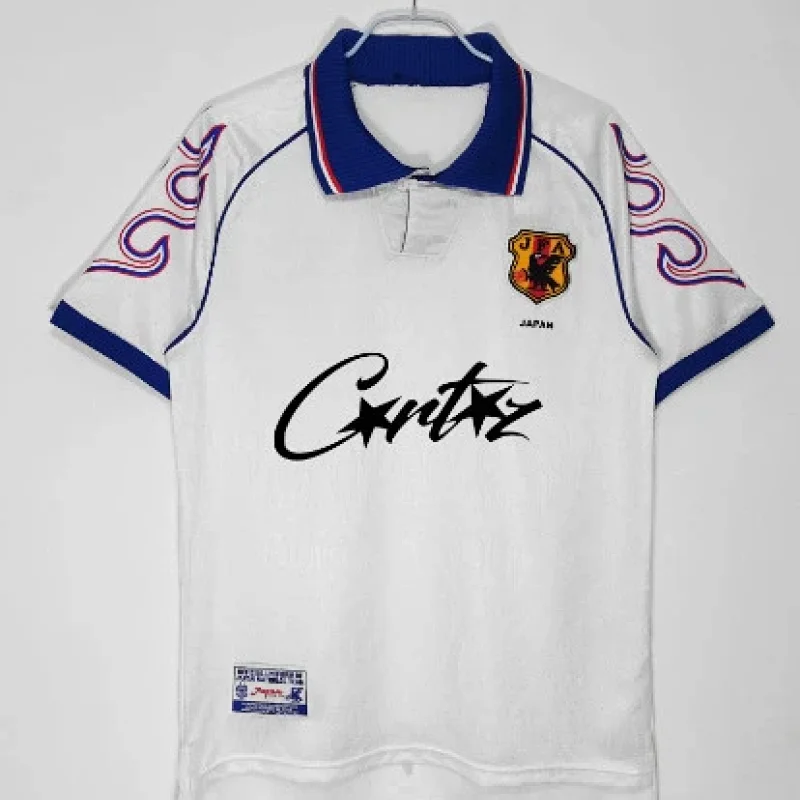 Corteiz Brazil Football Jersey with Green & Blue Trim