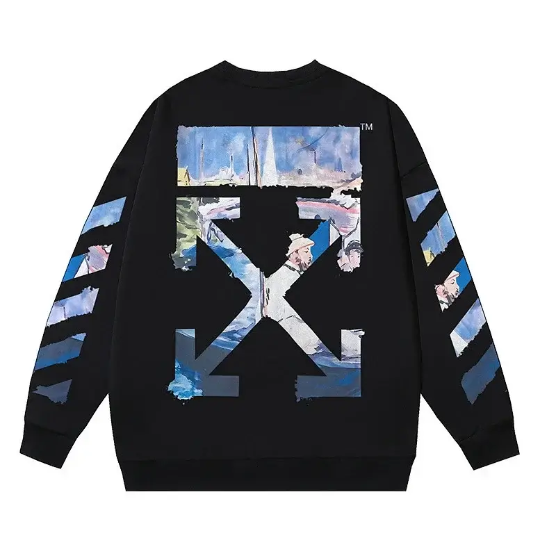 OFF-WHITE Art Painting Arrow Crewneck