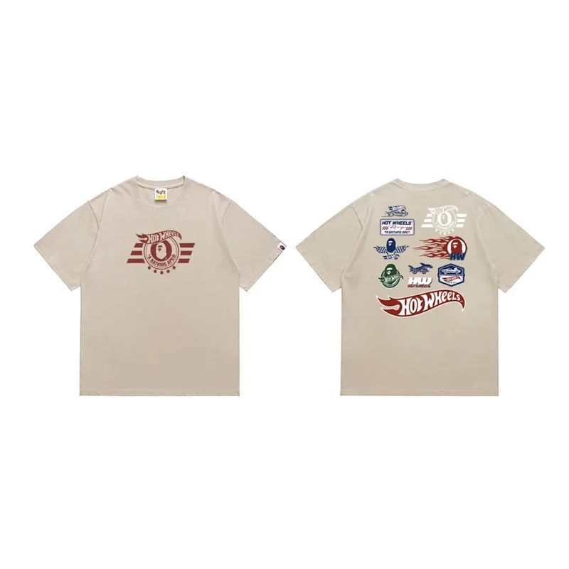BAPE x Hot Wheels Beige Short Sleeve T - Shirt