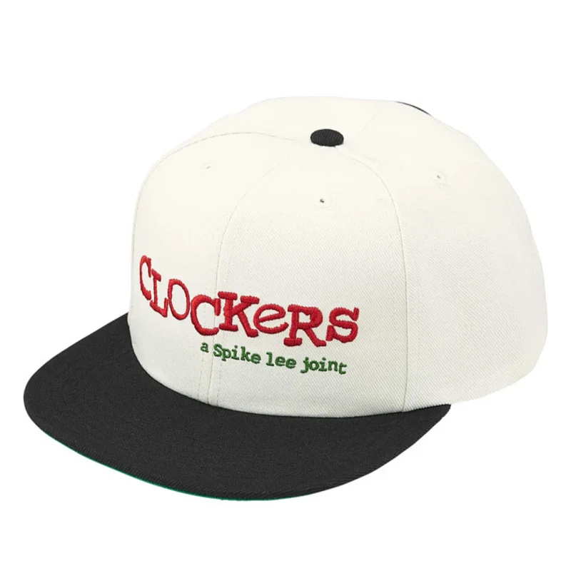 Supreme Clockers a Spike Lee Joint White & Black Snapback Hat