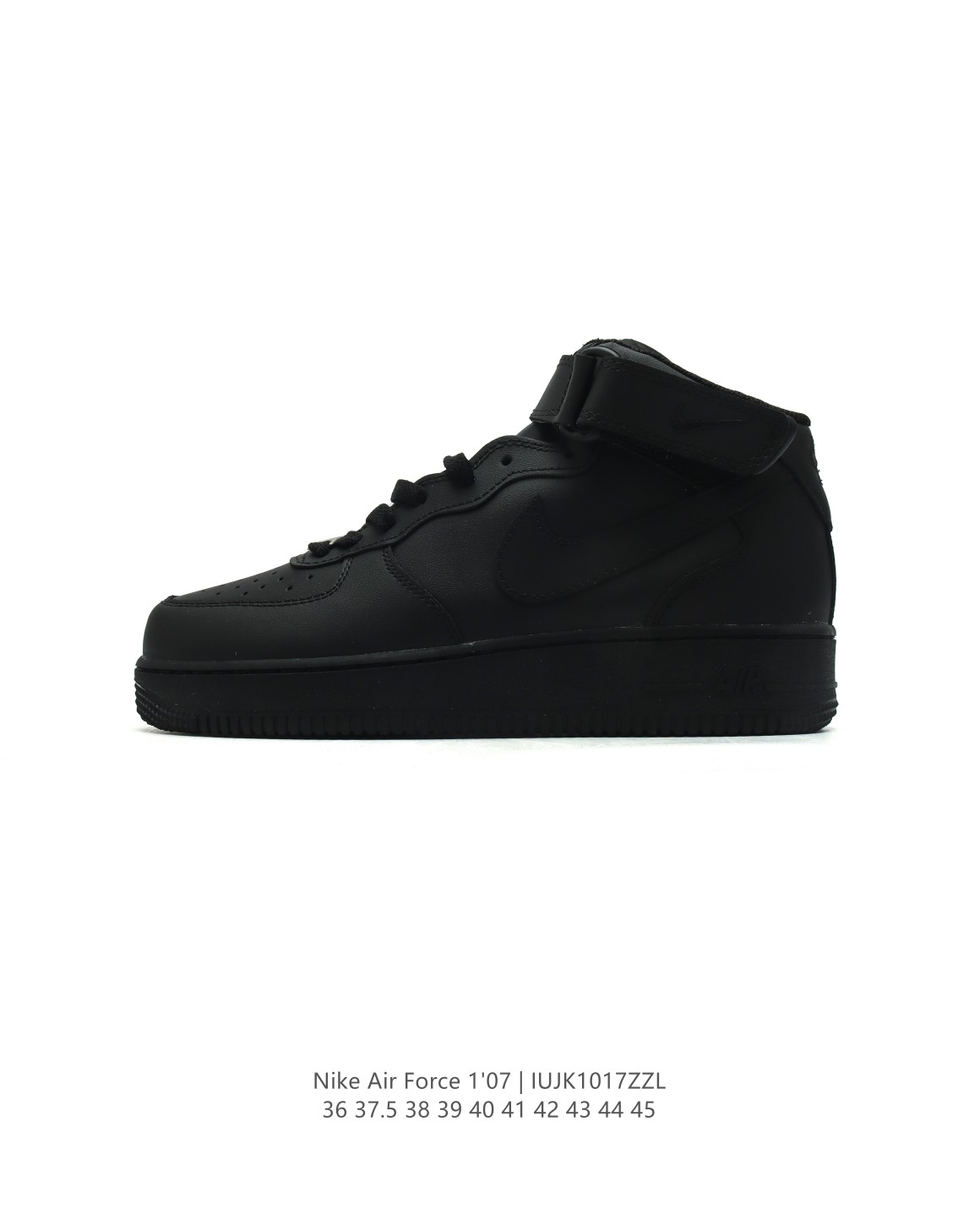 Nike Air Force 1 '07 High-Top Black Shoes