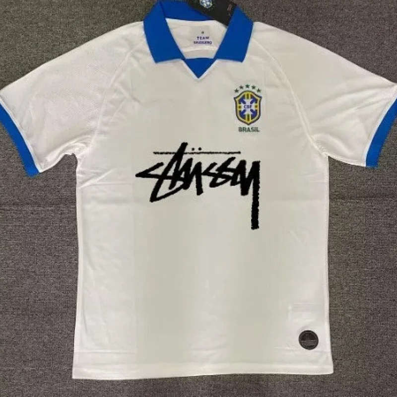 Stussy Brazil Map & Flag Soccer Jersey
