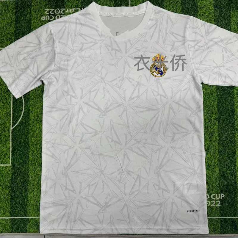 Adidas Real Madrid Blue White Orange Jersey