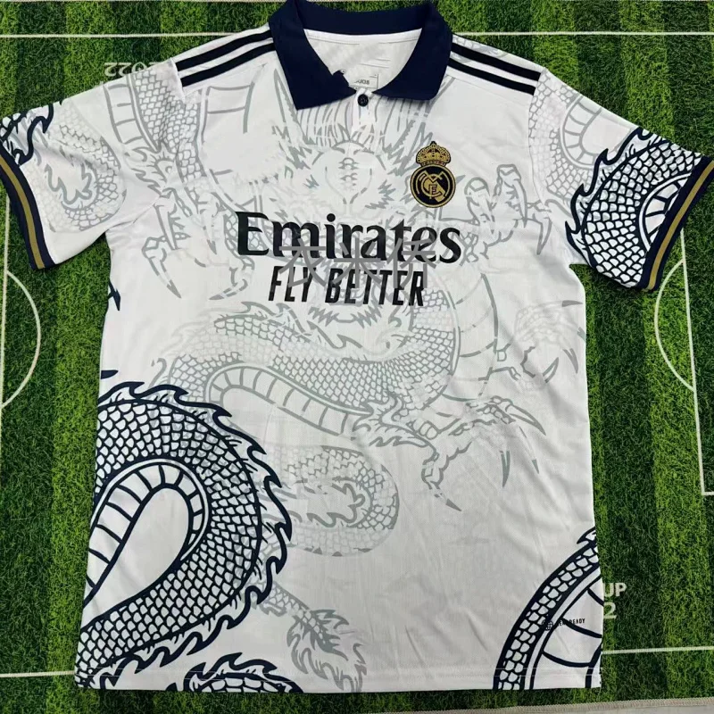 Real Madrid Pink Dragon Polo Jersey